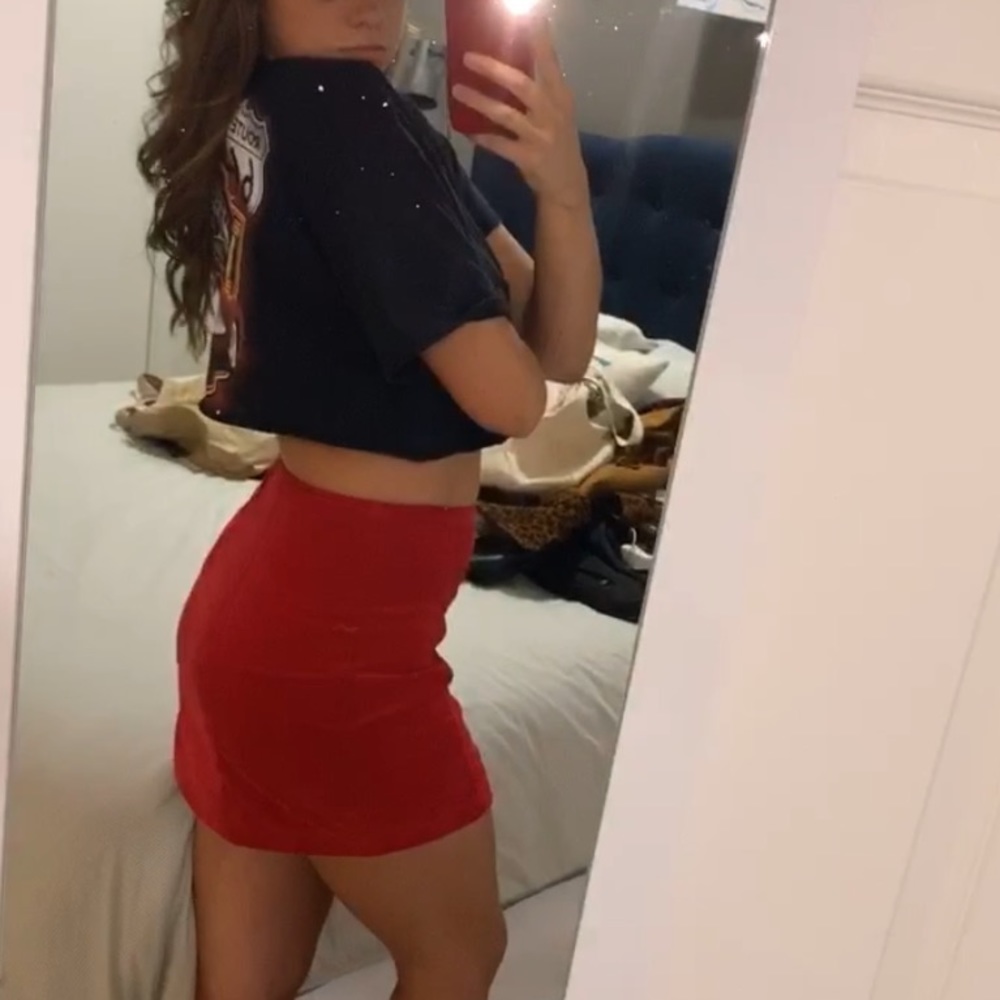 Cherry 🍒 Red Skirt
